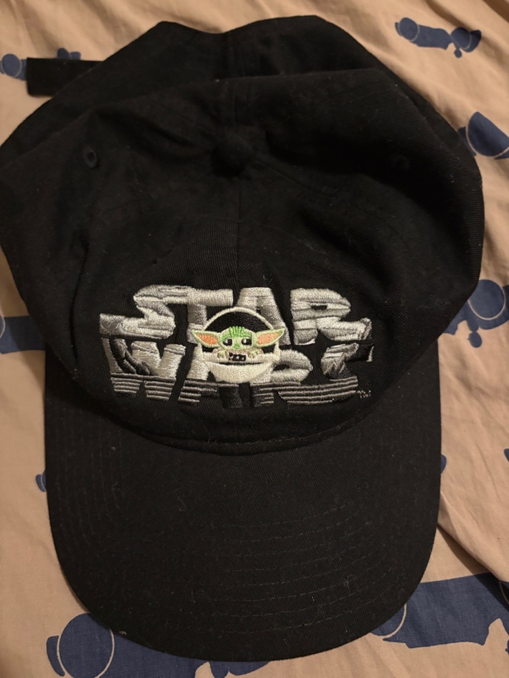 Star Wars Black Cap with Grogu Embroidered Logo New Era